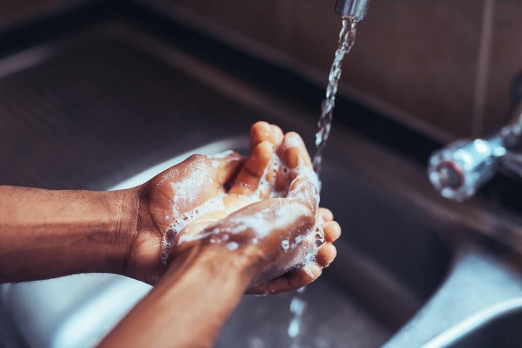 Wash hands to prevent coronaviruses